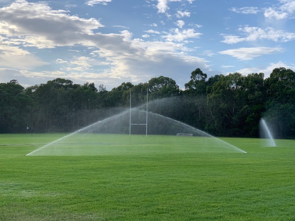 School sports field irrigation