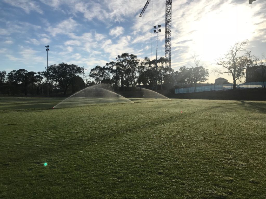 School irrigation system contractor